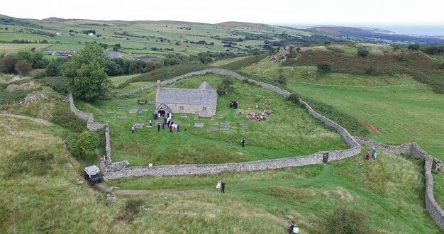 Llangelynnin aerial view 1