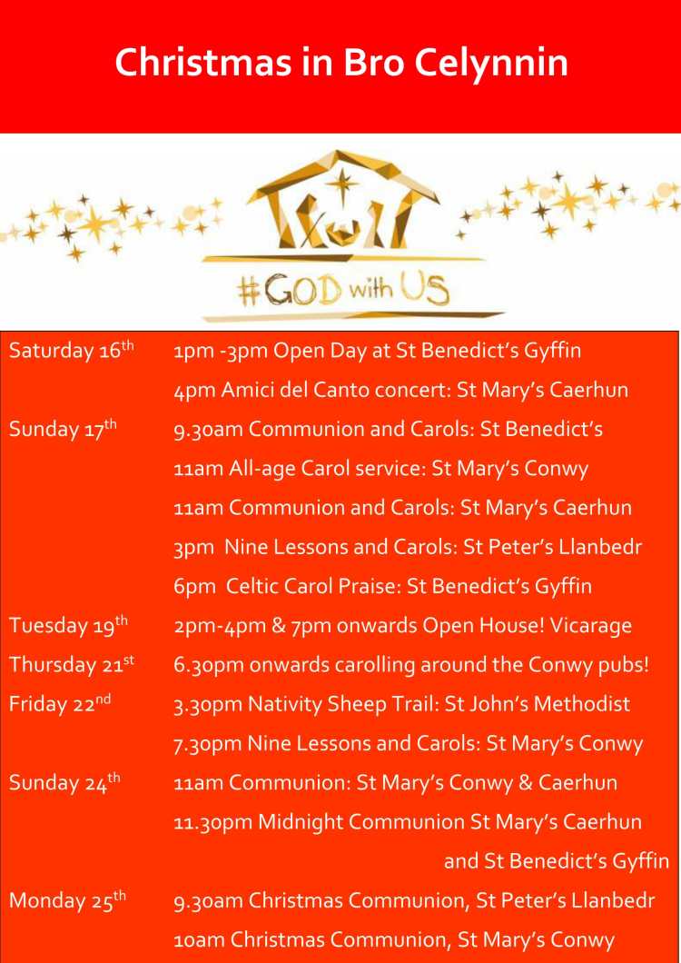 Christmas services Bro Celynnin-1