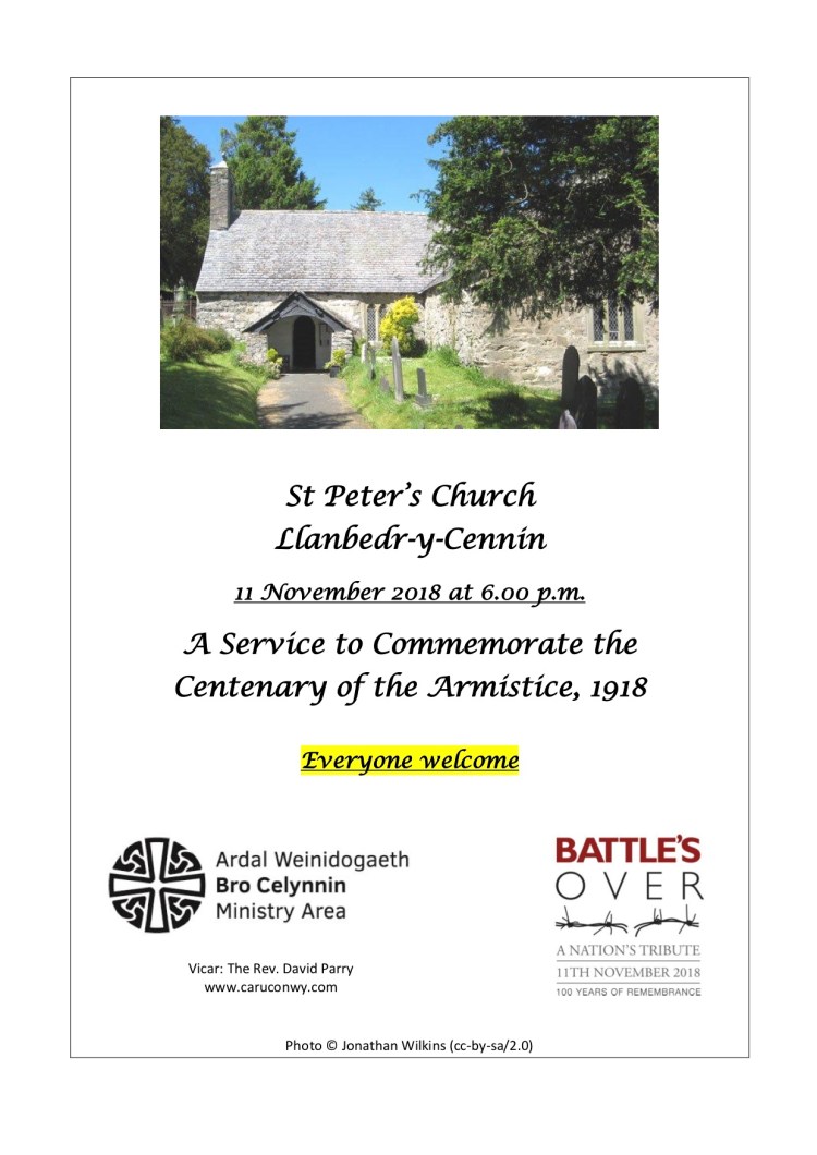 Armistice Centenary 1918-2018