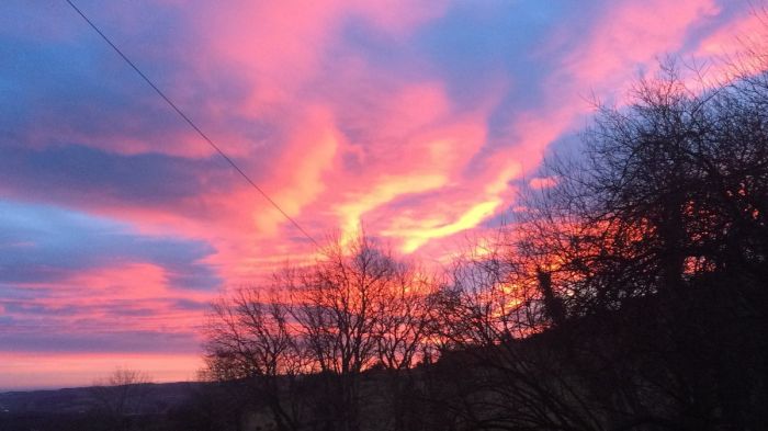 Sunrise over Pont y Weirglodd