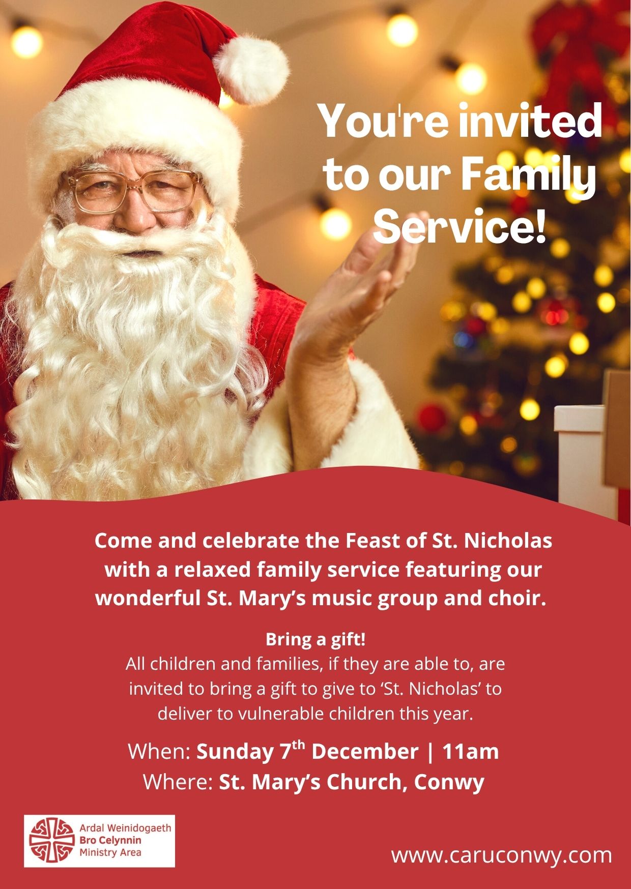 Christmas Family Service 7/12/25 with a very special&nbsp;visitor